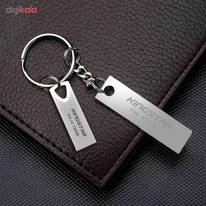 فلش مموری کینگ استار مدل KS222 ظرفیت 32 گیگابایت، بدنه فلزی مقاوم در برابر آب، ضربه و گردوغبار، سرعت خواندن 20 مگابایت بر ثانیه و نوشتن 15 مگابایت بر ثانیه، پشتیبانی از USB 2.0 و سازگار با ویندوز، مک و لینوکس