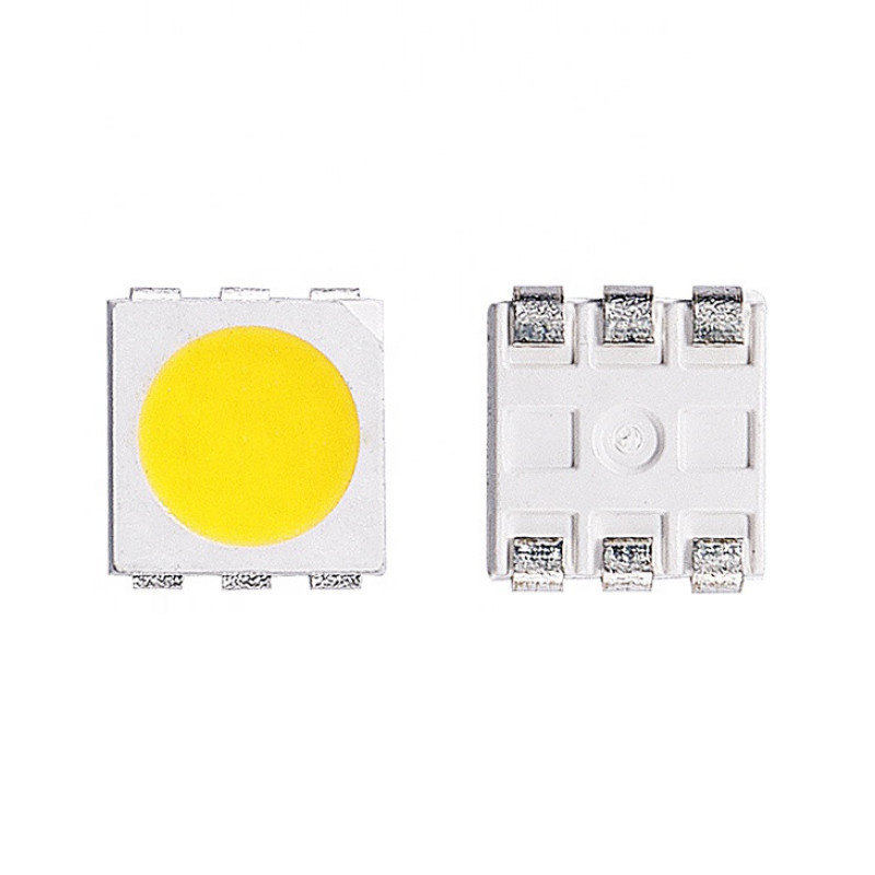 چیپ ال ای دی 0.2 وات مدل 5050 SMD بسته 25 عددی
