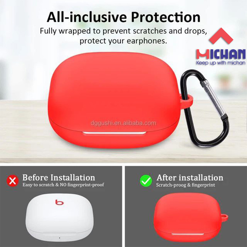 کاور میچان مدل silicone مناسب برای کیس هدفون بی سیم بیتس Fit Pro