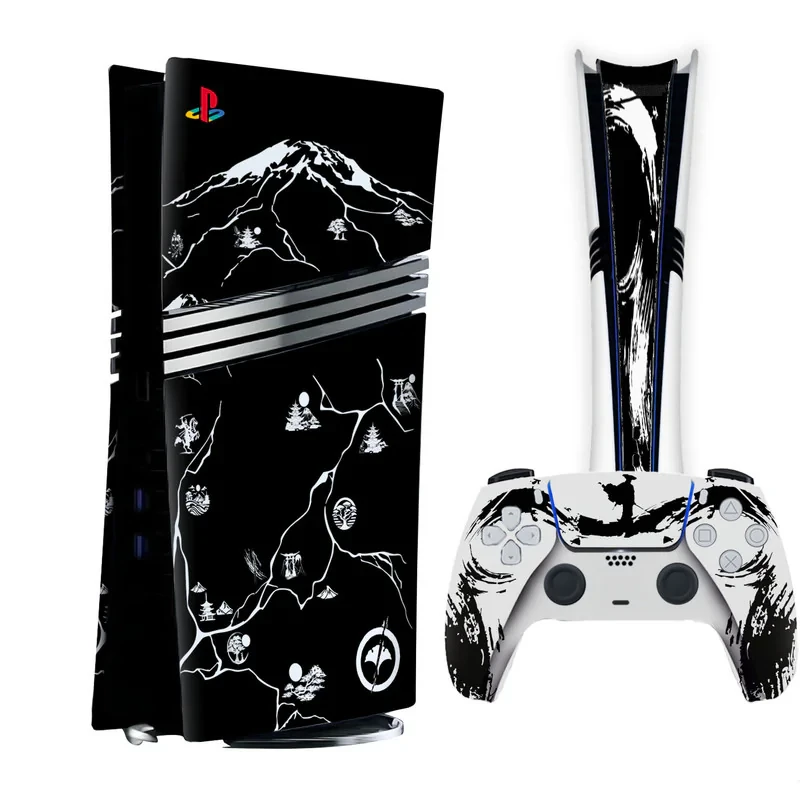 برچسب پلی استیشن ۵ پرو ديجيتال هاماگراف مدل ghost of yotei bundle dark