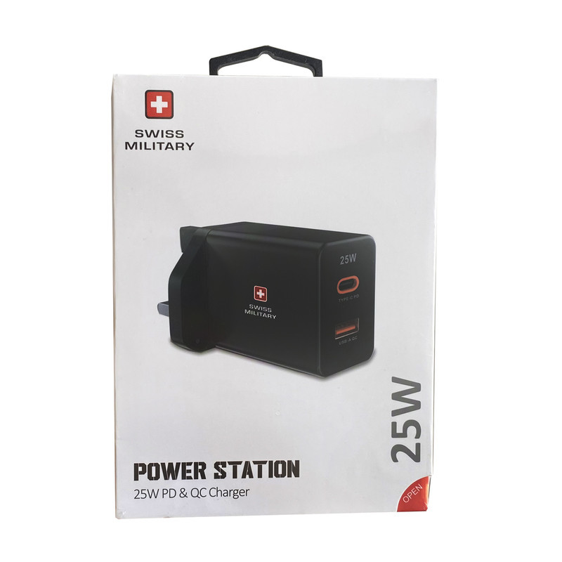 آداپتور شارژر 25 وات سوییس میلیتری مدل Power Station 25W