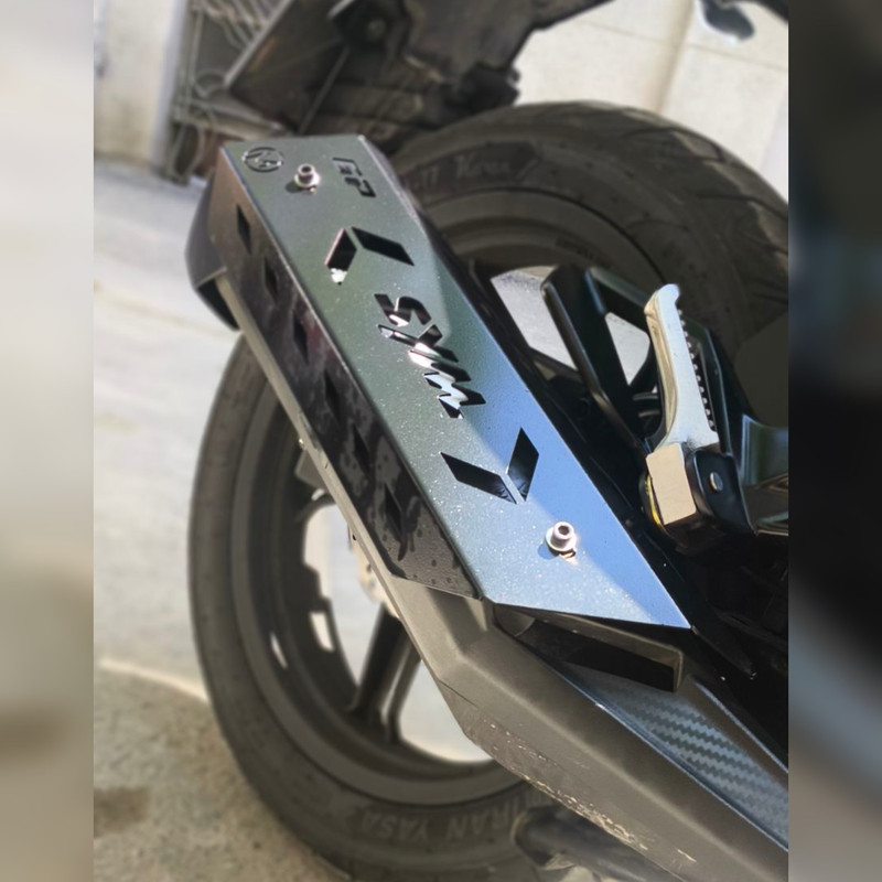 کاور اگزوز موتور سیکلت مدل GP_SLB مناسب برای SYM لاکی 185