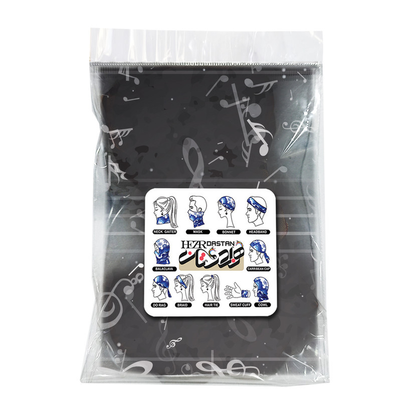 اسکارف ورزشی هزاردستان طرح نت موسیقی کد ds1016
