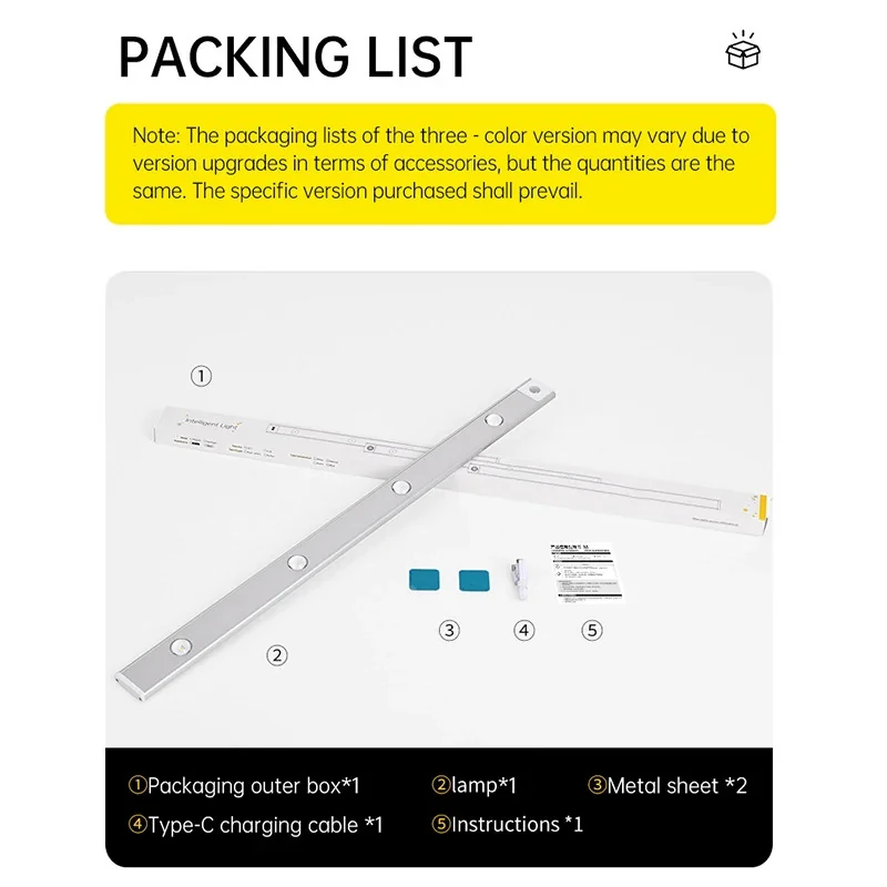 چراغ ال ای دی مدل زیر کابینتی 300MM کد L1602