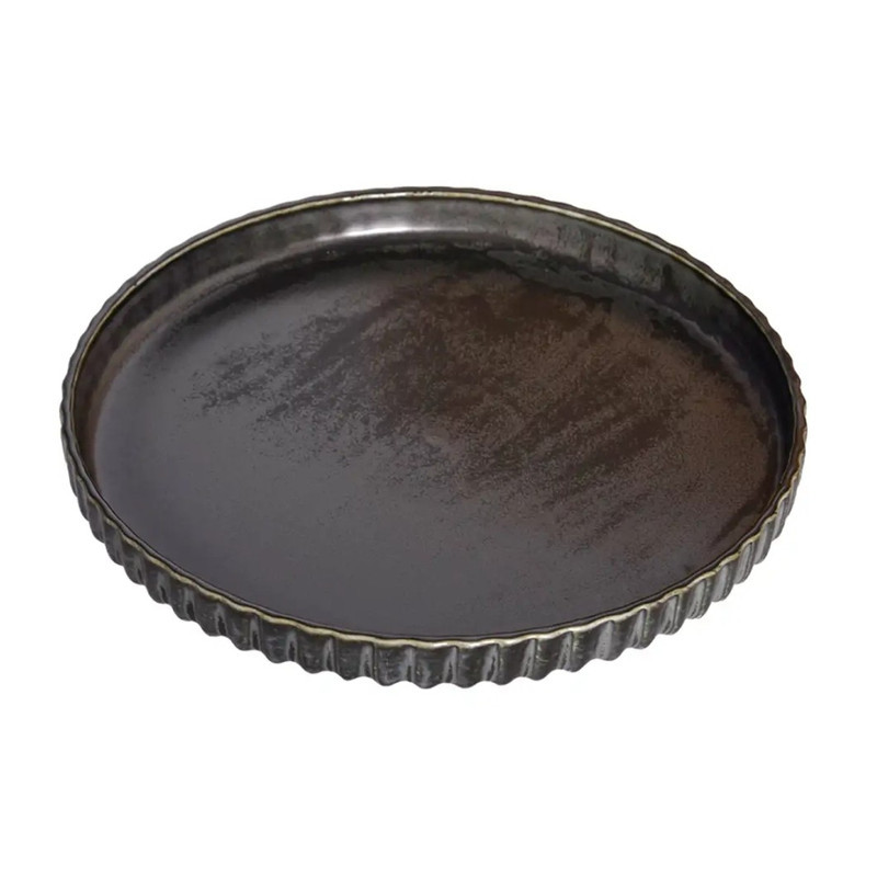 بشقاب میوه خوری بی.وی.کی مدل مجستیک شیاردار کد HS4522 مجموعه 3 عددی