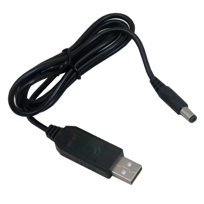 کابل تبدیل USB به DC مدل 12 ولت طول 1 متر بسته 2 عددی