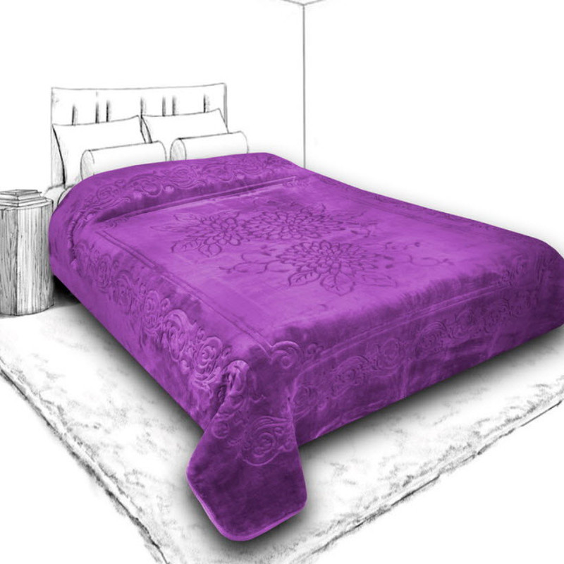 پتو گلبافت مدل الوان برجسته کد 350 سایز 240x220 سانتی متر