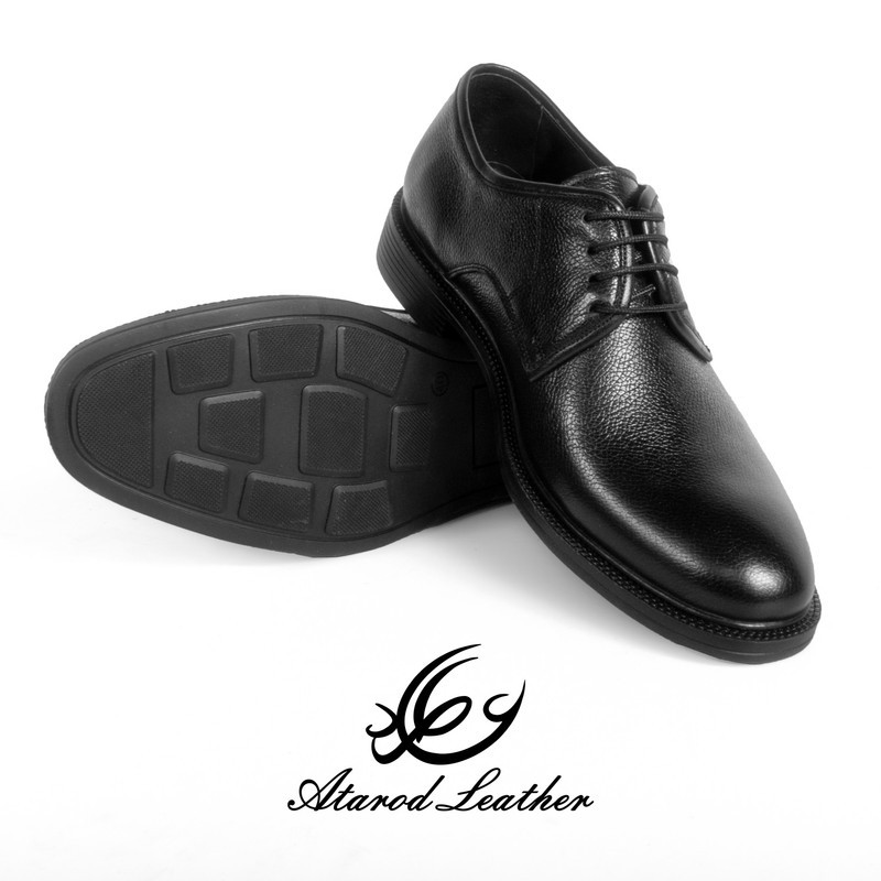 کفش مردانه چرم عطارد مدل چرم طبیعی کد SH135