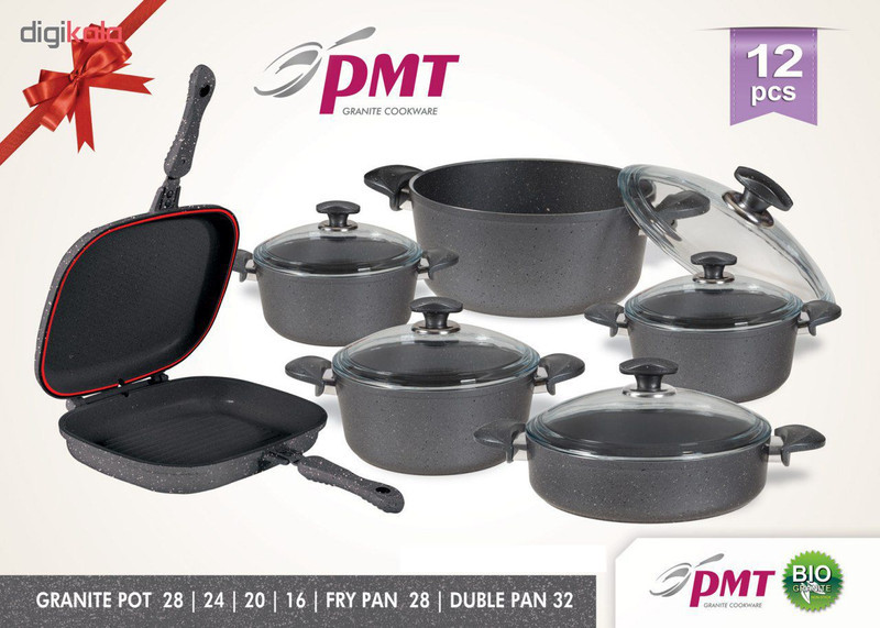 سرویس پخت و پز 12 پارچه پی ام تی کد pm1200