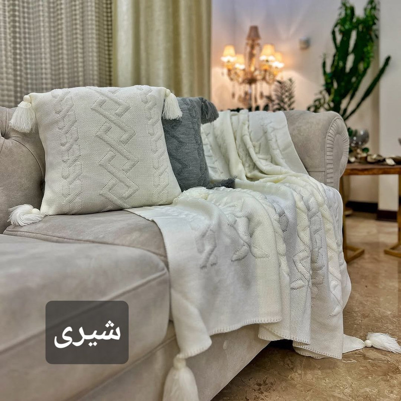 کاور کوسن مدل پانچدوزی ایران سایز 40×40 سانتی متر