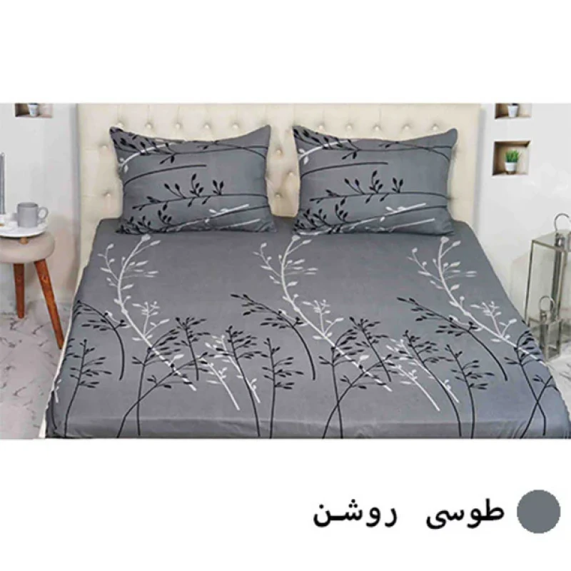سرویس ملحفه دو نفره 3 تکه مانیکاهوم مدل آونگ پلاس