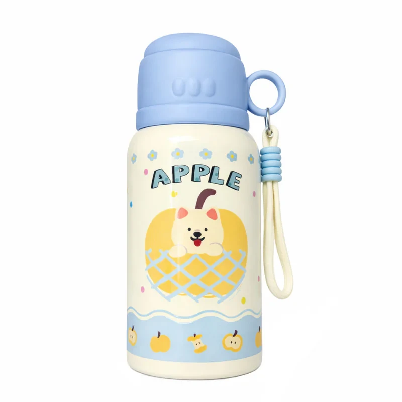 فلاسک کودک مدل Apple Puppy  گنجایش 0.5 لیتر