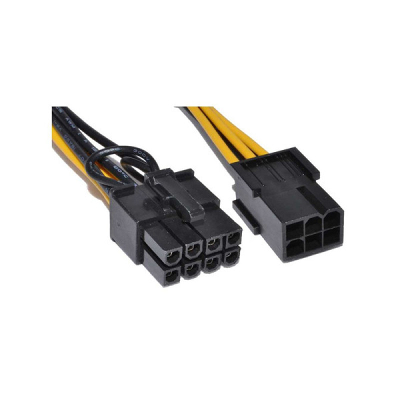 کابل برق کارت گرافیک 6 پین به 8 پین مدل PCIe68