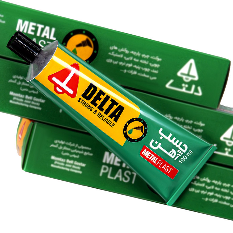 چسب آهن همه کاره دلتا مدل Metalplast حجم 100میلی لیتر