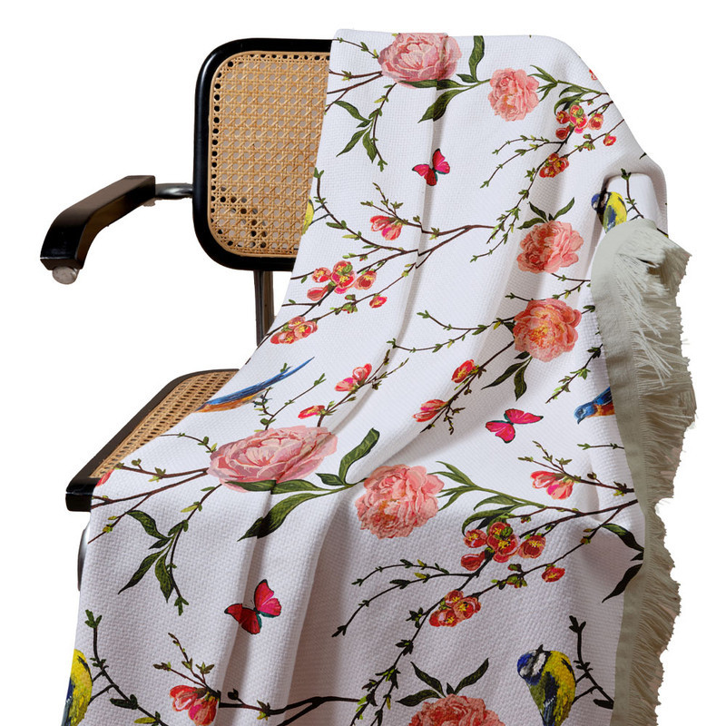 شال مبل مدل باغ عدن کد F2SH1081 سایز 98x180 سانتی متر