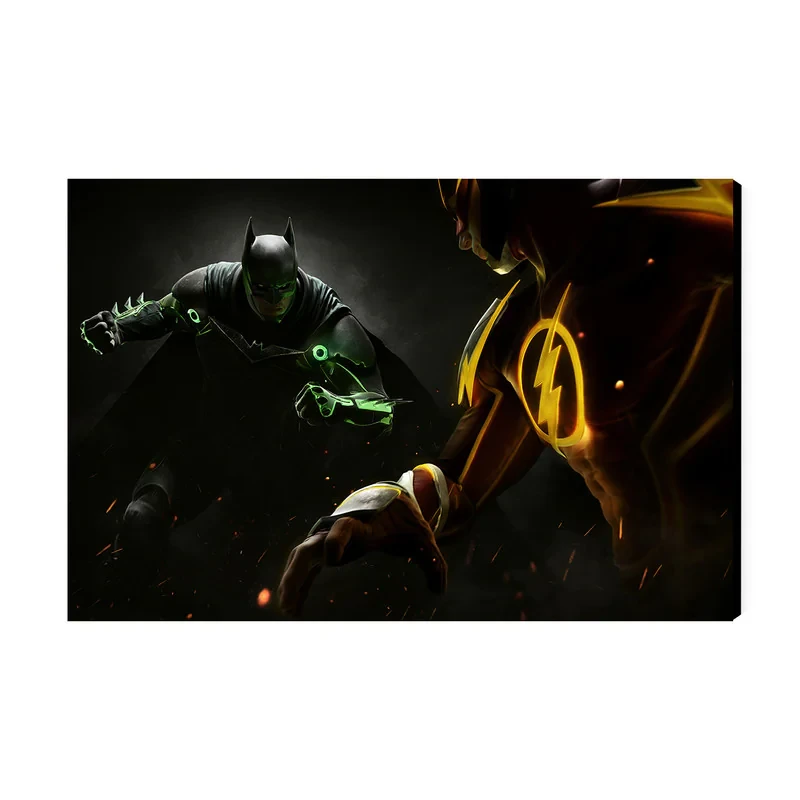 تابلو شاسی طرح Batman vs Flash مدل As1026