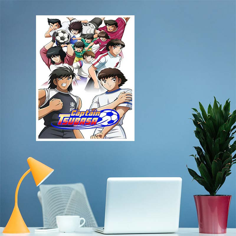 پوستر کارنيکا طرح کاپیتان سوباسا Captain Tsubasa کد 40648 مجموعه 8 عددی