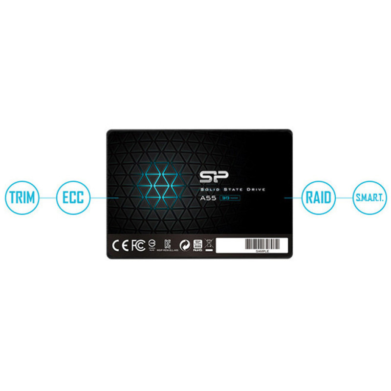 اس اس دی اینترنال SATA III سیلیکون پاور مدل Ace A55 ظرفیت 256 گیگابایت