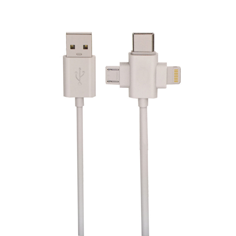 شارژر دیواری 15 وات آرسون مدل AN-W3B همراه کابل USB به لایتنینگUSB-CMicroUSB