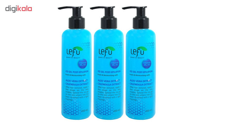 ژل بعد از اپیلاسیون لفو مدل Ice حجم 250 میلی لیتر مجموعه 3 عددی
