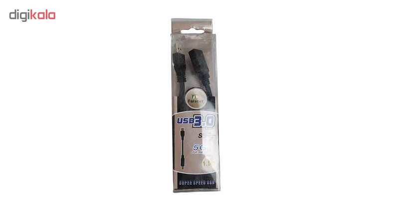کابل افزایش طول usb 3.0 فرانت کد 5602 طول 1.5 متر
