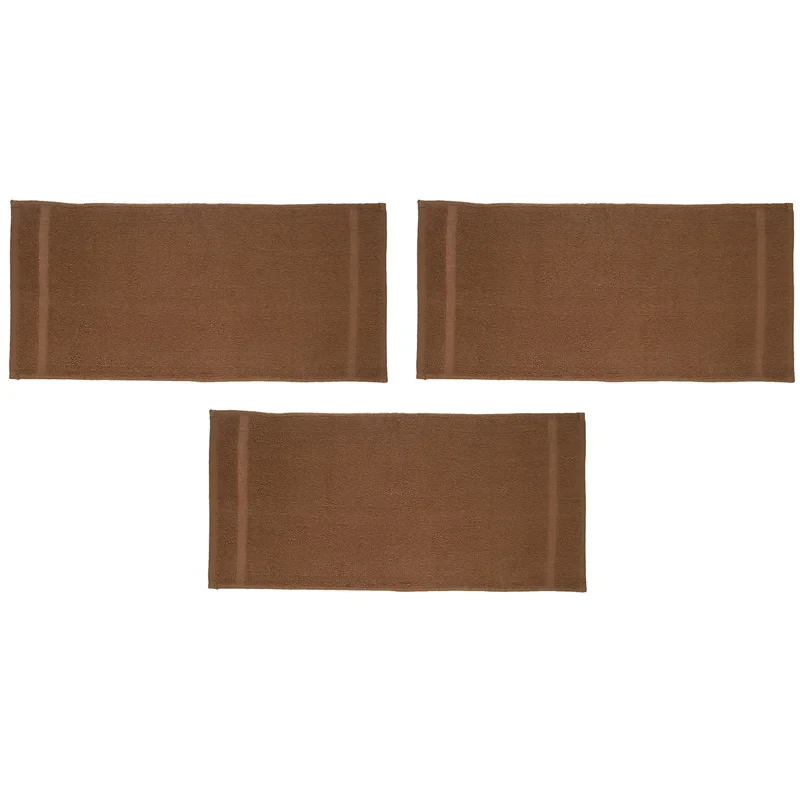 حوله دستی فرش مریم مدل A01 ابعاد 30 × 60 سانتی‌متر بسته 3 عددی