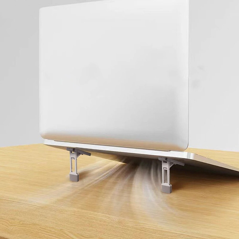پایه نگهدارنده لپ‌تاپ مدل S1 aluminum alloy مناسب برای لپ تاپ‌های 17 اینچی و کوچک تر بسته 2 عددی