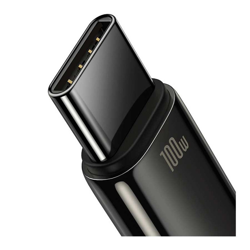کابل تبدیل USB به USB-C بیسوس مدل Tungsten Gold CAWJ000001 به طول 1 متر