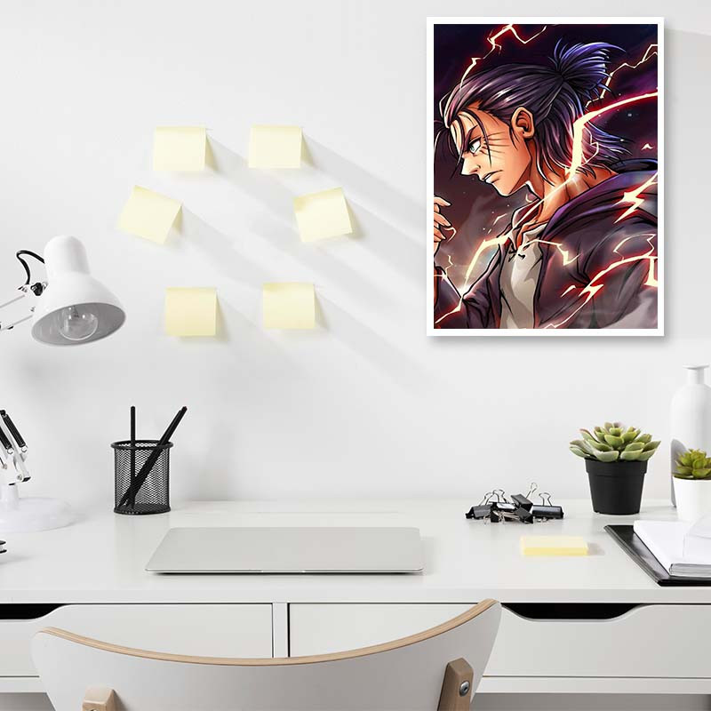 پوستر کارنيکا طرح حمله به تایتان Attack on Titan کد 93237 مجموعه 8 عددی