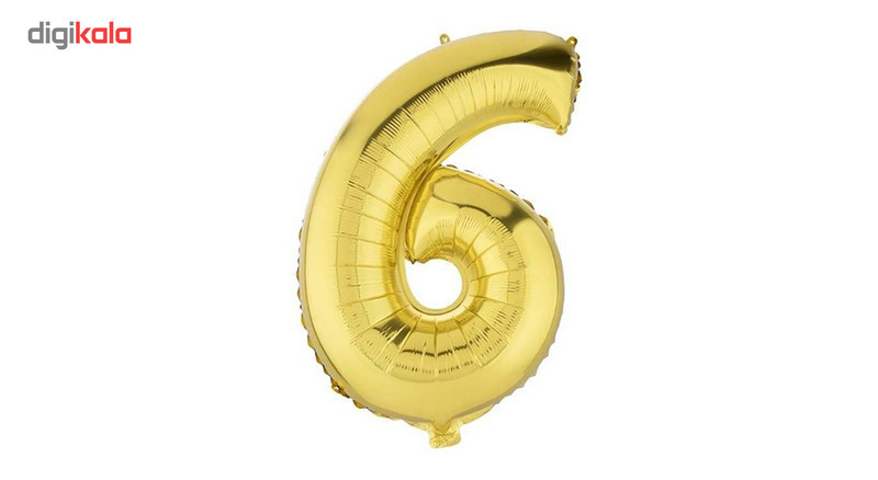 بادکنک فویلی مدل 6 Six سایز 150