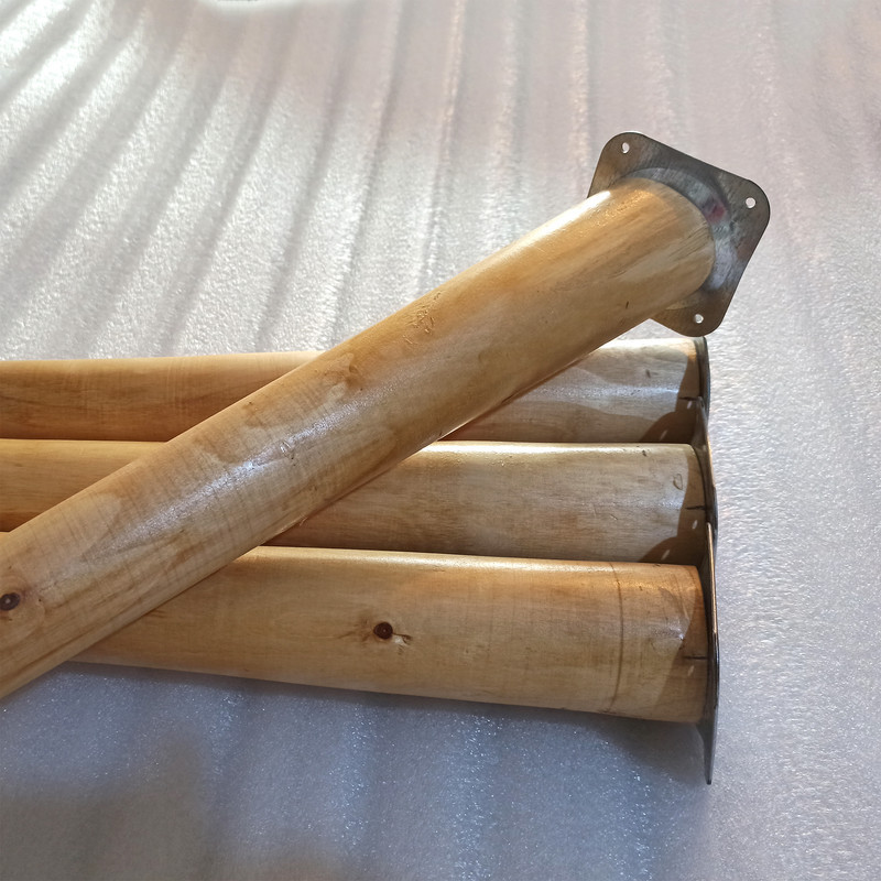 پایه میز مدل چوبی مخروطی کد 70-D1 بسته 4 عددی
