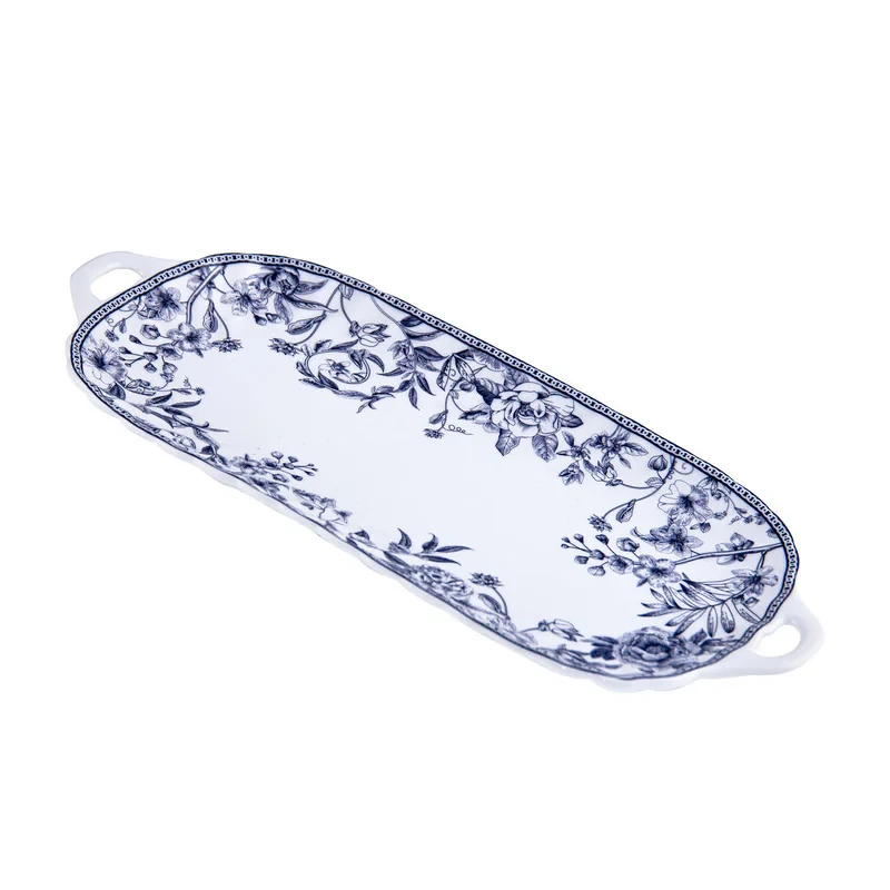 رولت خوری پلی‌استری گلد کیش مدل GK701120-1 با قابلیت شست‌وشو در ماشین ظرفشویی و طرح لوتوس
