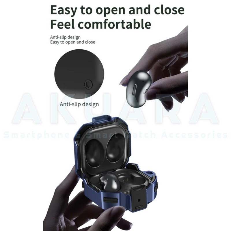کاور آکوآرا مدل Eggshell مناسب برای کیس هدفون بی سیم سامسونگ Galaxy buds FE