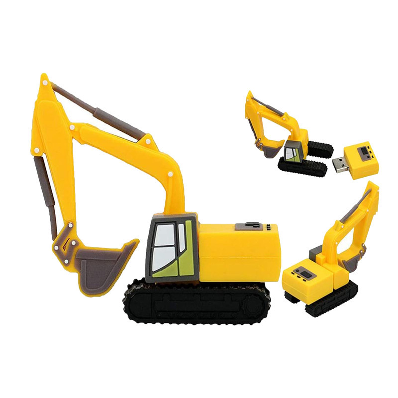 فلش مموری طرح بیل مکانیکی مدل UL-Excavator ظرفیت 8 گیگابایت