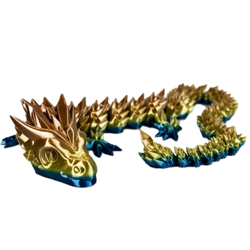 اسباب بازی زینتی مدل Articulated Crystal Dragon