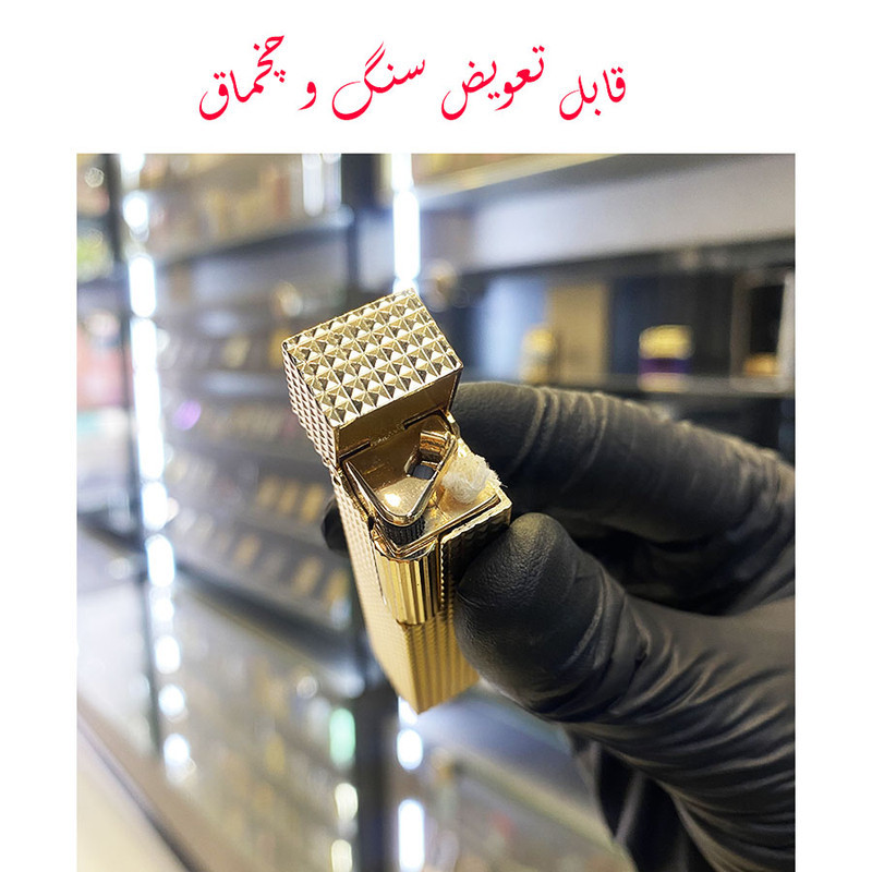 فندک دیروی مدل بغل زن طرح قلمی کلاسیک