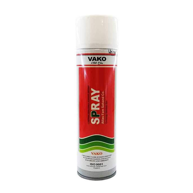 اسپری رنگ سفید واکو مدل 300ML حجم 1.200 لیتر بسته 4 عددی