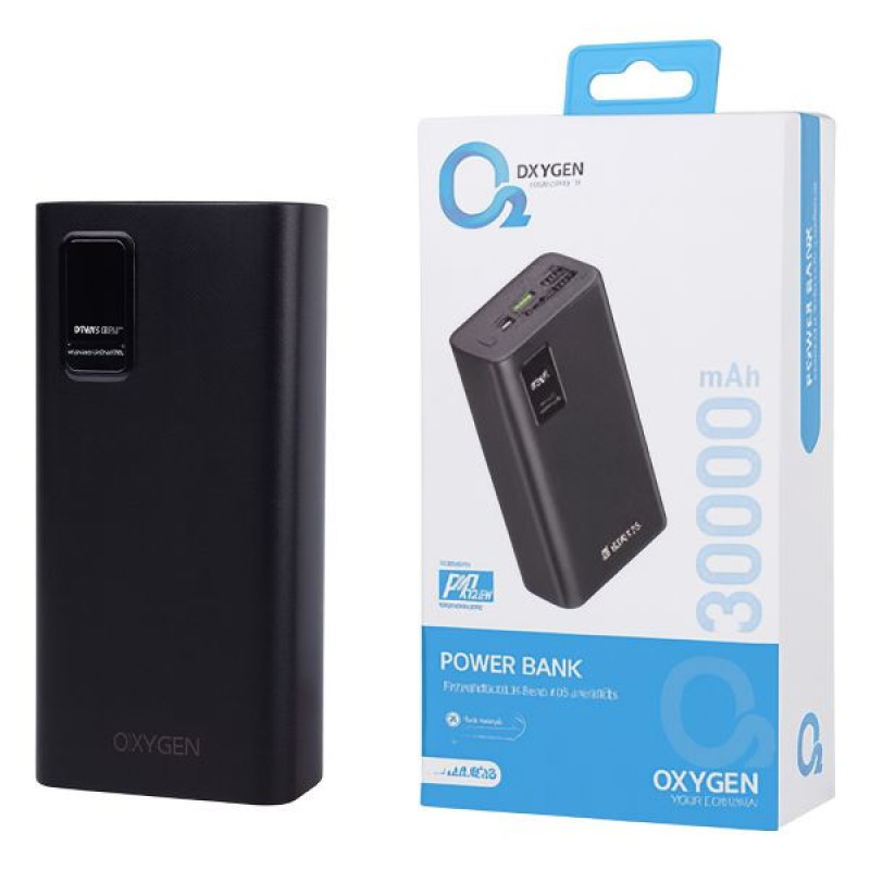 پاوربانک 22.5 وات اکسیژن مدل OX-30 ظرفیت 30000 میلی آمپر ساعت