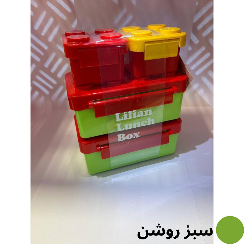 ظرف غذای کودک مدل ۴ تکه پازل