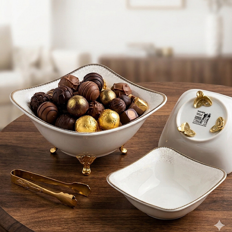 شکلات خوری چینی تقدیس مدل کهربا