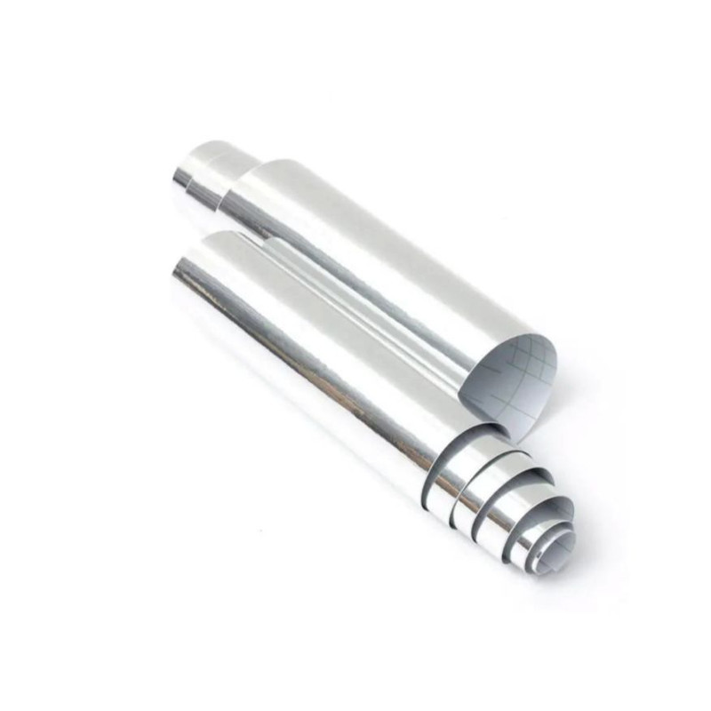 برچسب بدنه خودرو مهدیار طرح کروم کد SK105N رول یک متری