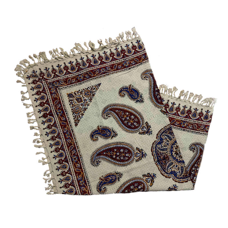 رومیزی قلمکار مدل ممتاز طرح بته جقه کد A100