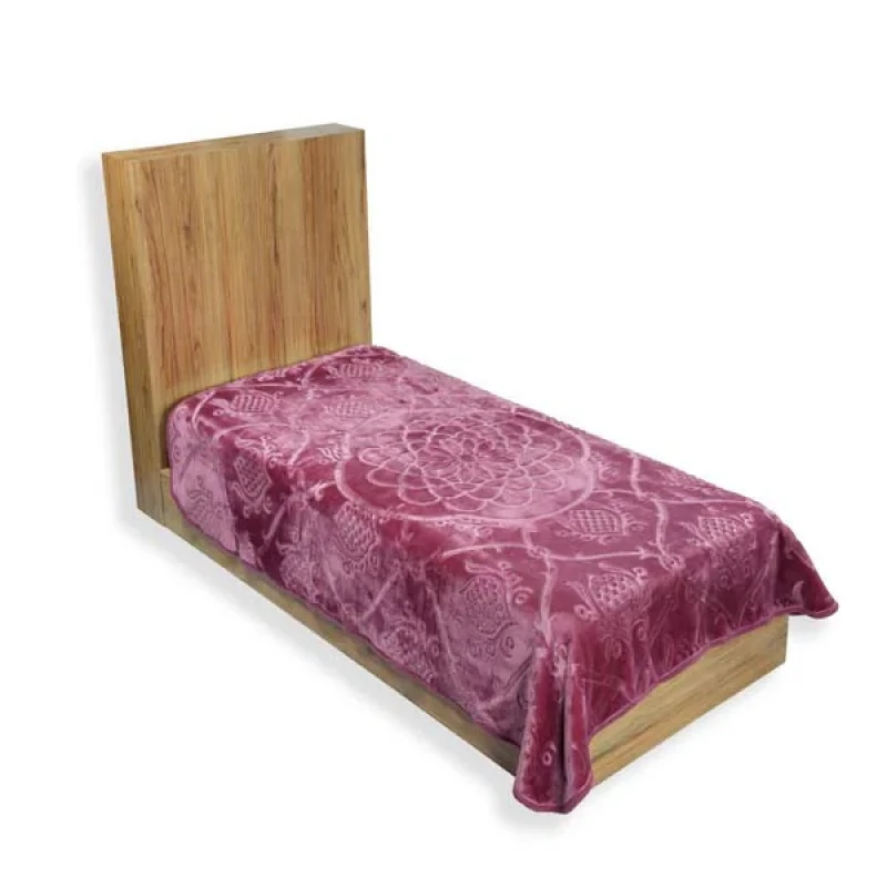 پتو 1 نفر نساجی لاله مهرگان مدل الوان  سایز 210x160x2 سانتی‌متر