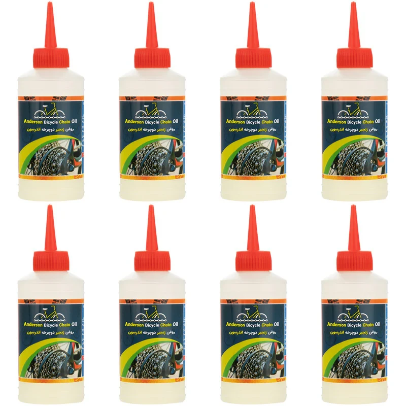 روغن زنجیر دوچرخه اندرسون مدل A200 حجم 80 میلی لیتر بسته 8 عددی
