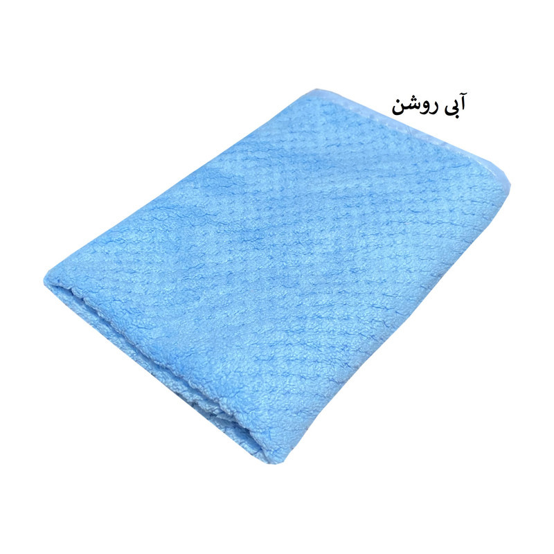 حوله دستی شایسته مدل نسترن سایز 40X40 سانتی متر