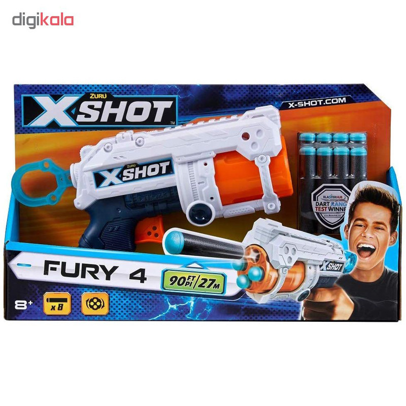 تفنگ بازی زورو سری X Shot مدل Fury 4