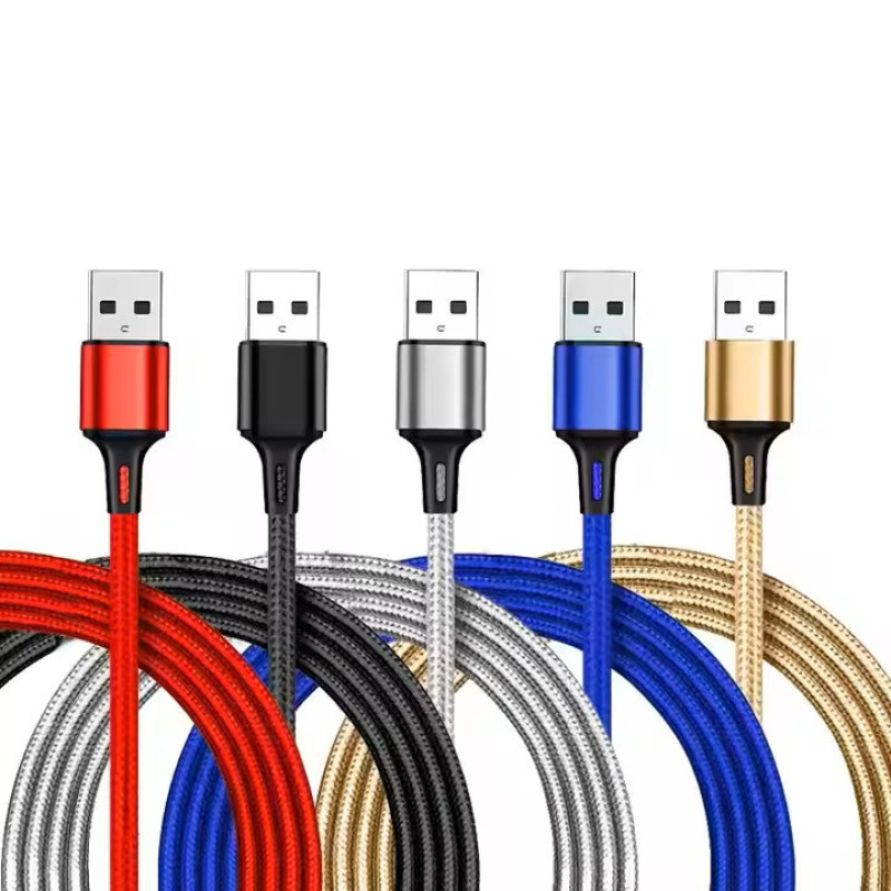 کابل تبدیل USB به micro USB  لایتنینگ  USB-C مدل best 3in1 طول 1.2 متر