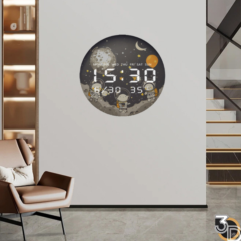 ساعت دیواری دیجیتال مدل JG1001-57
