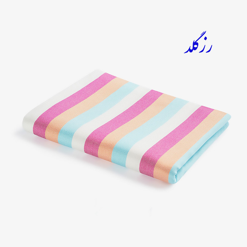 حوله حمام ابراهیمی یزد مدل رنگینک سایز 160x110 سانتی متر