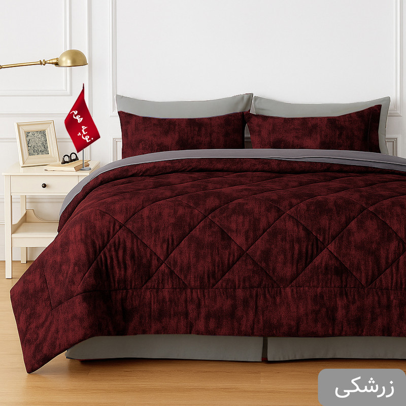 سرویس روتختی 2 نفر 8 تکه نوپه هوم مدل مخمل آرتمیس 28